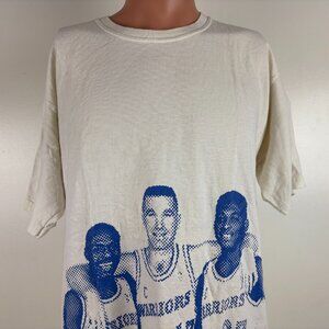 Vintage Y2K Run TMC T Shirt Mens L Golden State Warriors Hardaway Mullin